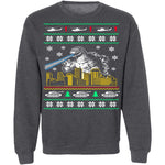 Godzilla Ugly Christmas Sweater CustomCat