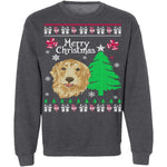 Golden Retriever Ugly Christmas Sweater CustomCat