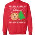 Golden Retriever Ugly Christmas Sweater CustomCat