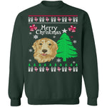 Golden Retriever Ugly Christmas Sweater CustomCat