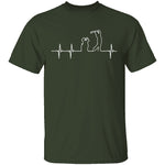 Golf EKG T-Shirt CustomCat