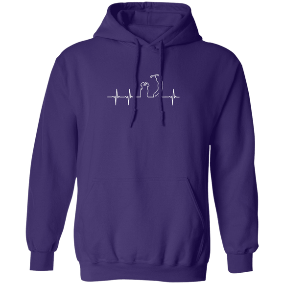 Golf EKG T-Shirt CustomCat