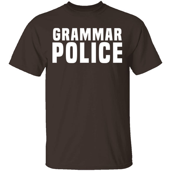 Grammar Police T-Shirt CustomCat