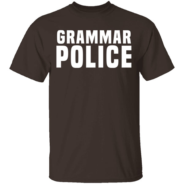 Grammar Police T-Shirt CustomCat