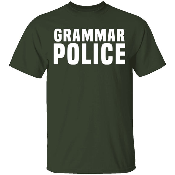Grammar Police T-Shirt CustomCat