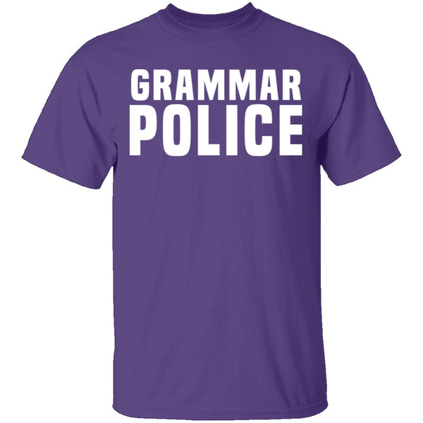 Grammar Police T-Shirt CustomCat