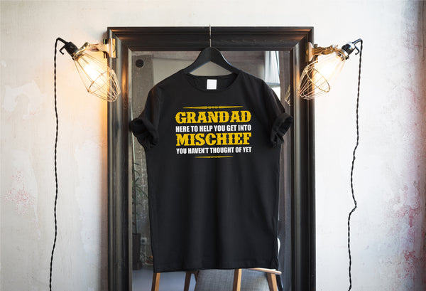 Grandad Mischief Mens Funny T Shirt & Hoodie
