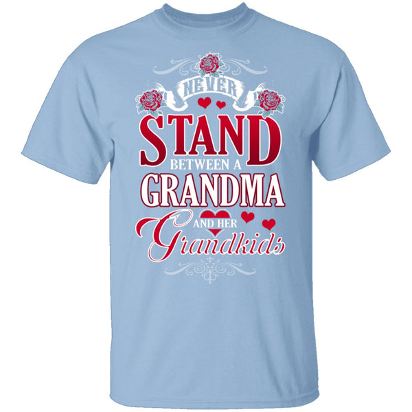 Grandma And Her Grandkids T-Shirt CustomCat