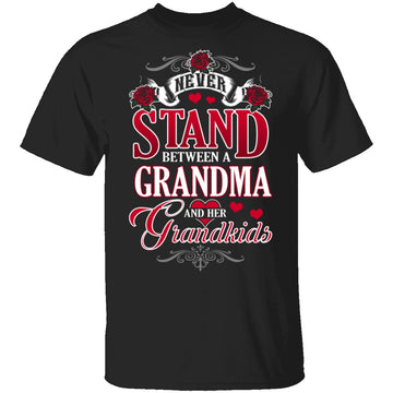 Grandma And Her Grandkids T-Shirt CustomCat