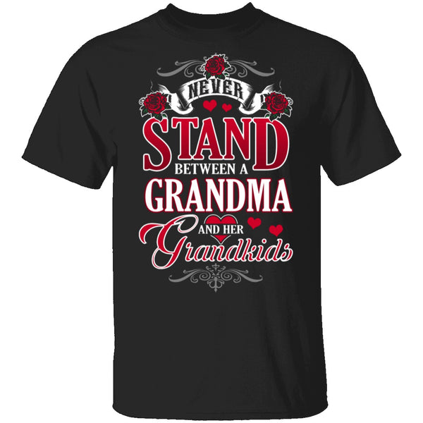 Grandma And Her Grandkids T-Shirt CustomCat