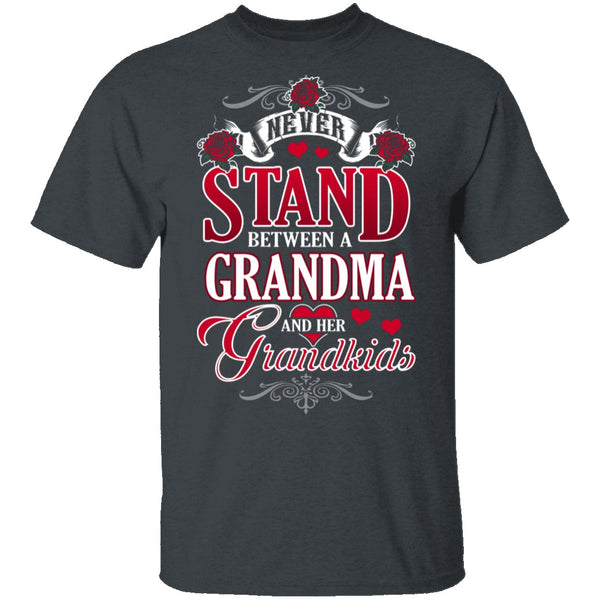 Grandma And Her Grandkids T-Shirt CustomCat