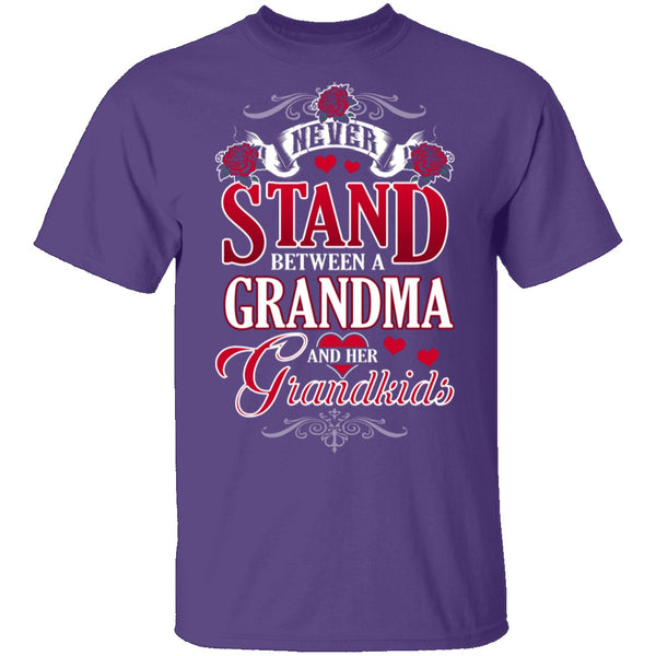 Grandma And Her Grandkids T-Shirt CustomCat