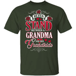 Grandma And Her Grandkids T-Shirt CustomCat