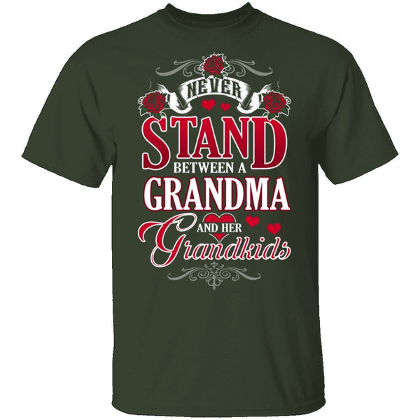 Grandma And Her Grandkids T-Shirt CustomCat
