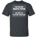 Graph Paper T-Shirt CustomCat