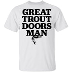 Great Trout Doors Man T-Shirt CustomCat