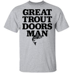 Great Trout Doors Man T-Shirt CustomCat