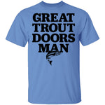 Great Trout Doors Man T-Shirt CustomCat