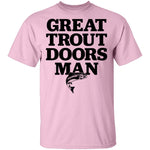 Great Trout Doors Man T-Shirt CustomCat