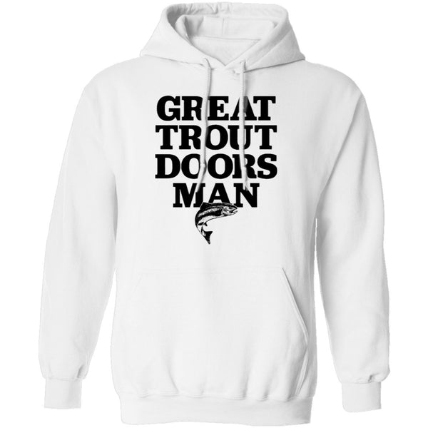 Great Trout Doors Man T-Shirt CustomCat