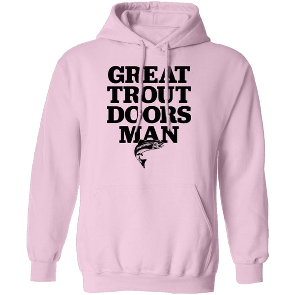 Great Trout Doors Man T-Shirt CustomCat