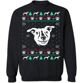 Greyhound Ugly Christmas Sweater CustomCat