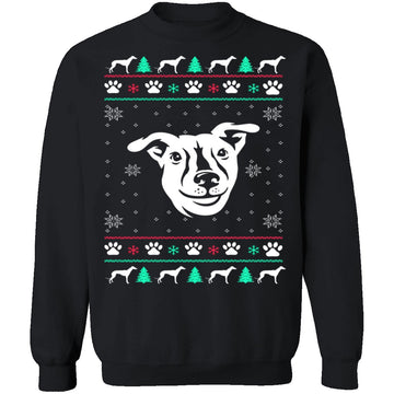 Greyhound Ugly Christmas Sweater CustomCat