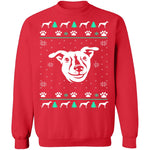 Greyhound Ugly Christmas Sweater CustomCat