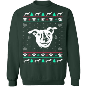 Greyhound Ugly Christmas Sweater CustomCat