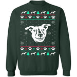 Greyhound Ugly Christmas Sweater CustomCat