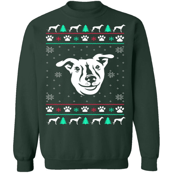 Greyhound Ugly Christmas Sweater CustomCat