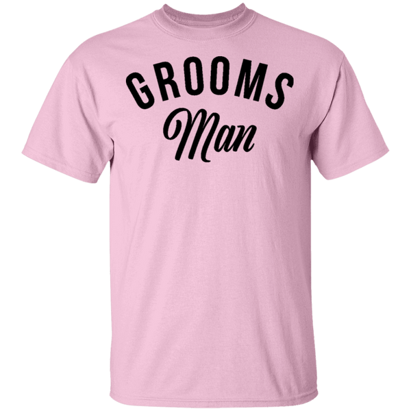 Grooms Man T-Shirt CustomCat