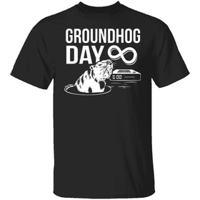 Groundhog Day Forever T-Shirt CustomCat