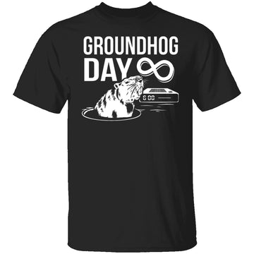 Groundhog Day Forever T-Shirt CustomCat