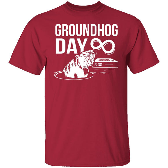Groundhog Day Forever T-Shirt CustomCat