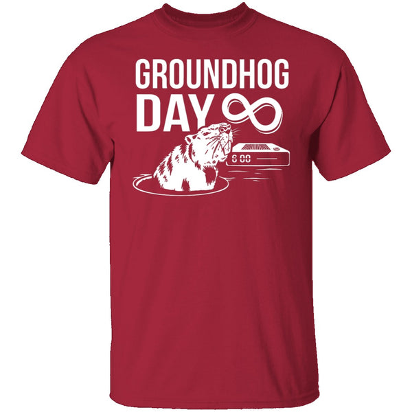 Groundhog Day Forever T-Shirt CustomCat
