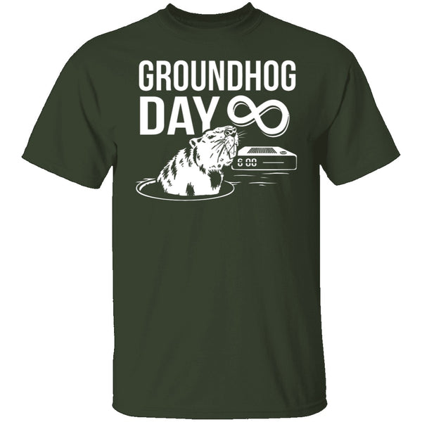 Groundhog Day Forever T-Shirt CustomCat