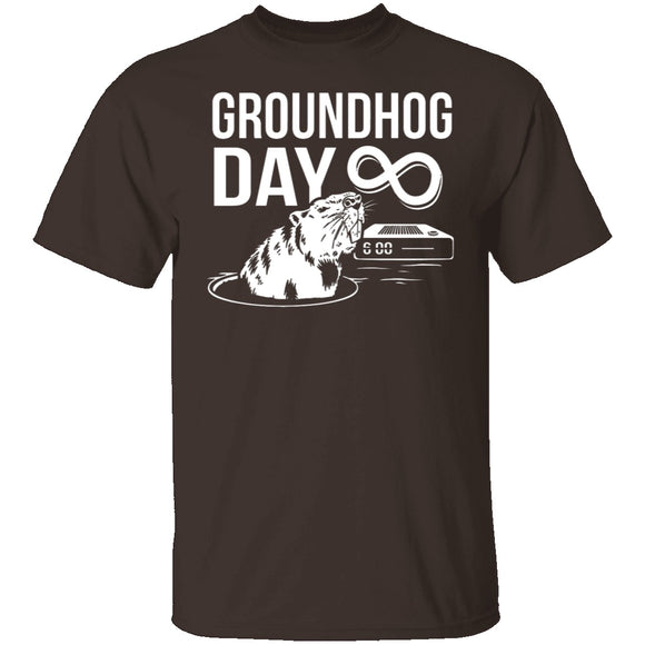 Groundhog Day Forever T-Shirt CustomCat