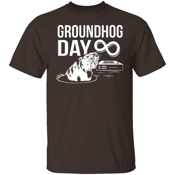 Groundhog Day Forever T-Shirt CustomCat