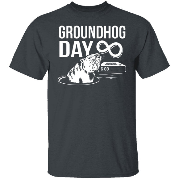 Groundhog Day Forever T-Shirt CustomCat