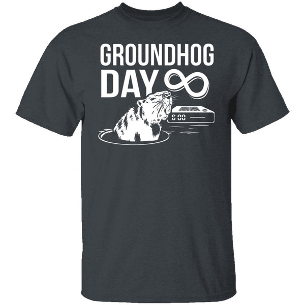 Groundhog Day Forever T-Shirt CustomCat