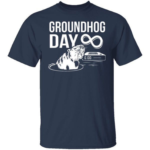 Groundhog Day Forever T-Shirt CustomCat