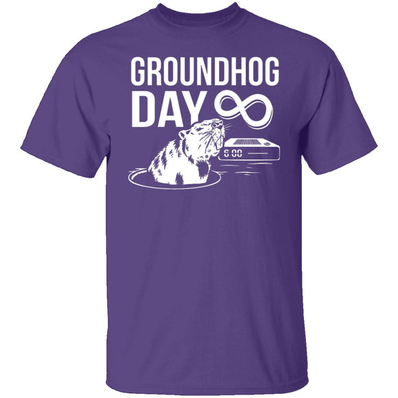 Groundhog Day Forever T-Shirt CustomCat