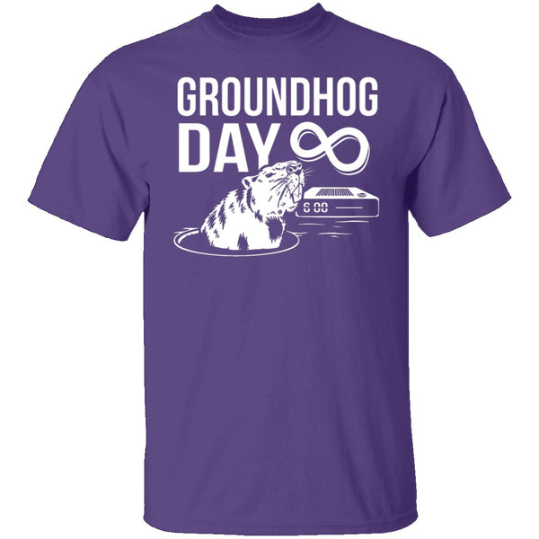 Groundhog Day Forever T-Shirt CustomCat