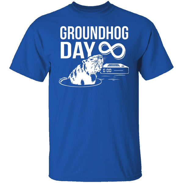 Groundhog Day Forever T-Shirt CustomCat