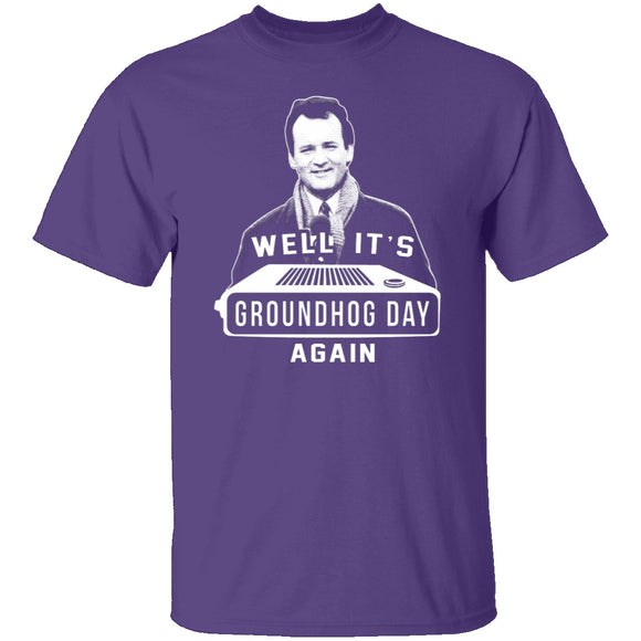 Groundhog Day! Again! T-Shirt CustomCat