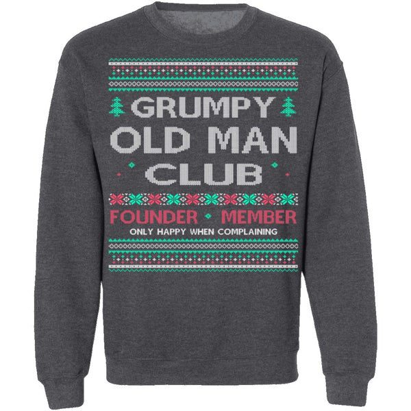 Grumpy Old Man Sweater T shirt for Christmas Gnarly Tees