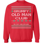 Grumpy Old Man Ugly Christmas Sweater CustomCat