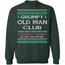 Grumpy Old Man Ugly Christmas Sweater CustomCat