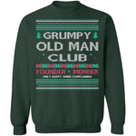 Grumpy Old Man Ugly Christmas Sweater CustomCat